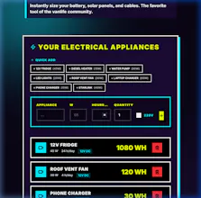 VanPowerCalc gallery image