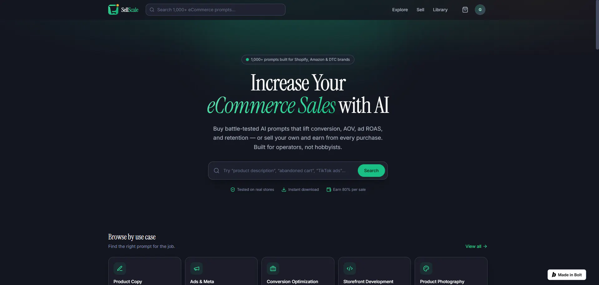 AI Prompt Marketplace gallery image