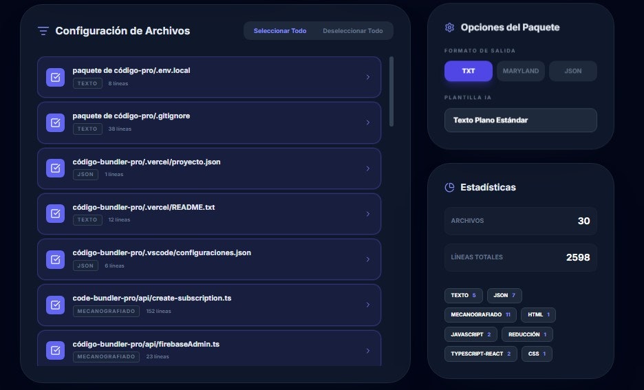 Code Bundler Pro - Screenshot 2 showing product features and functionality
