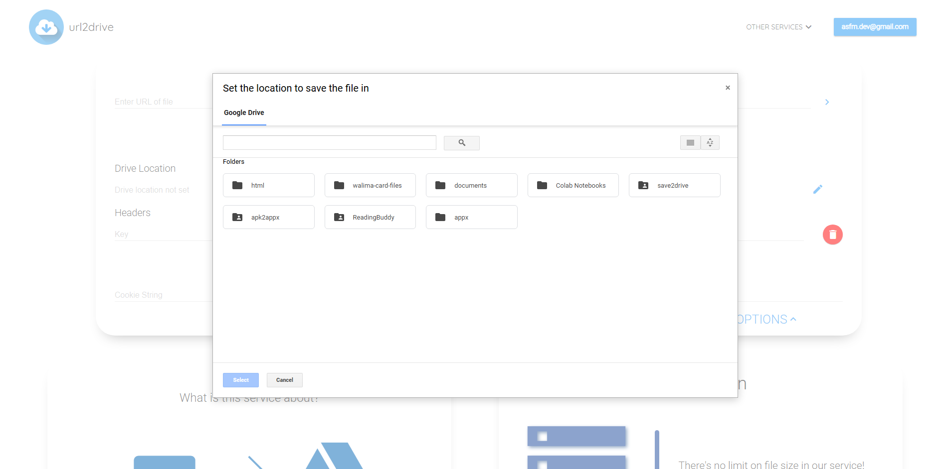 Url2Drive gallery image