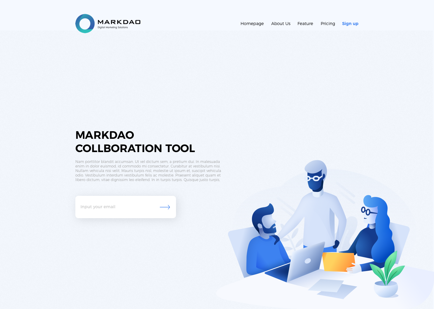 Markdao - Design Off-shoring - Web Design Service gallery image