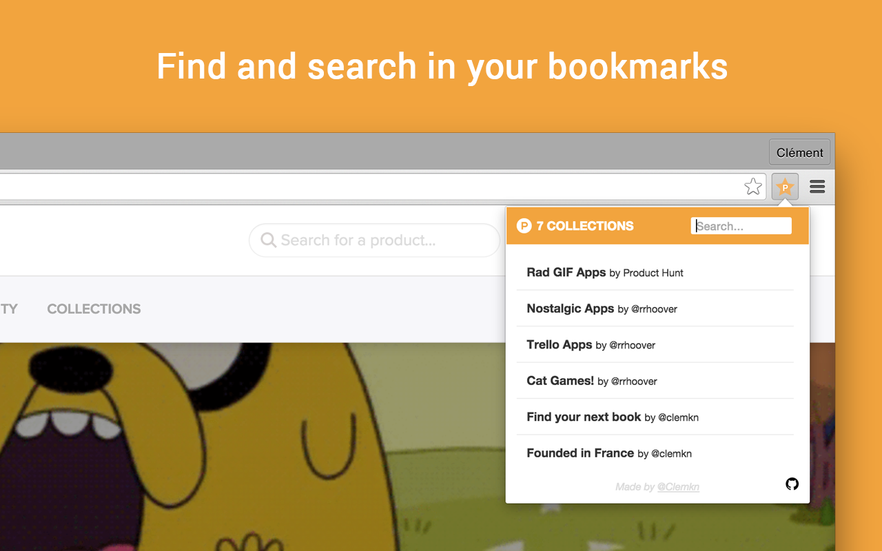 Product Hunt Bookmark Collections gallery image