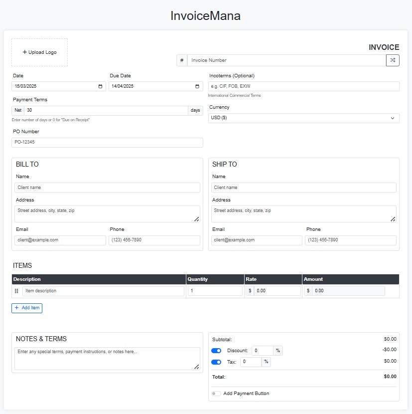 Invoicemana - Professionelle Rechnungsstellung machte einfach, leistungsstark und kostenlos Medien 2