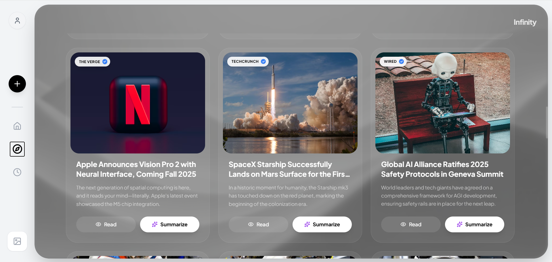  Infinity Search AI - Screenshot 3 showing product features and functionality