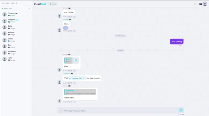 nmedea — Live Global Chat screenshot 3
