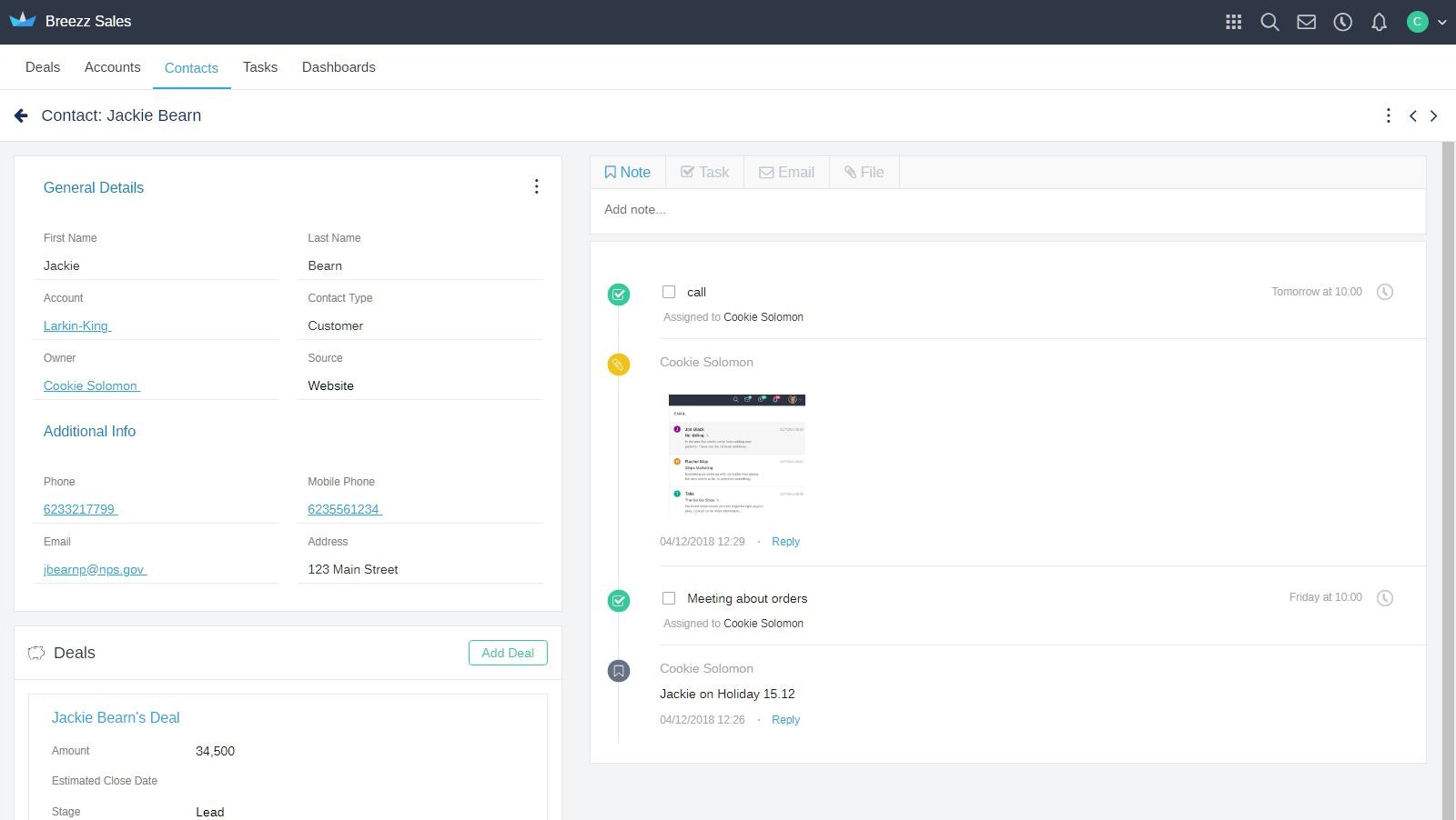 Breezz CRM gallery image