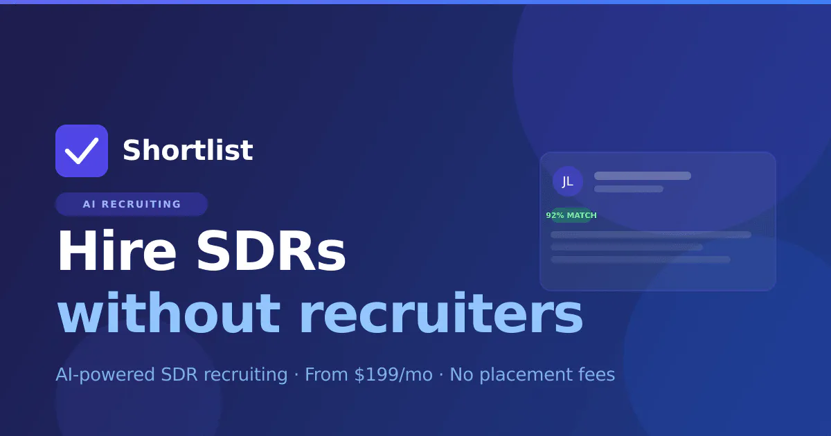 Shortlist product banner