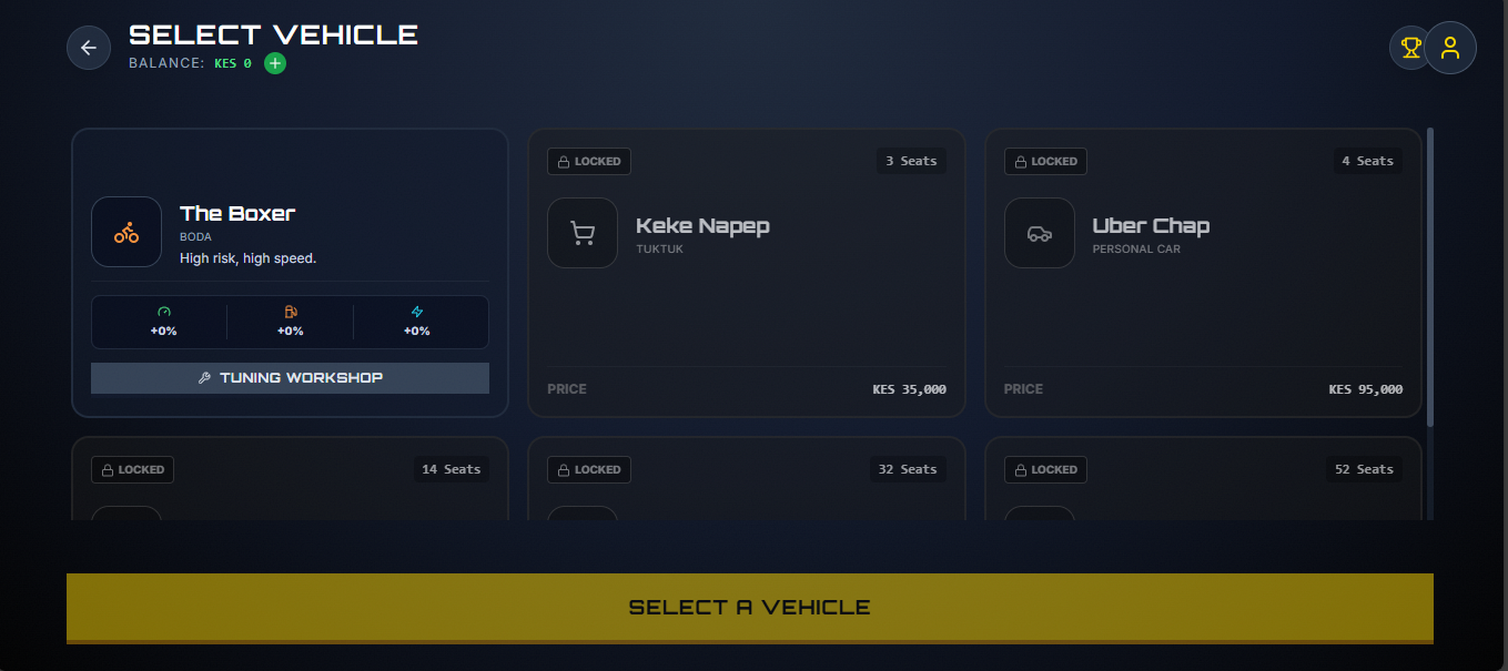 Matatu Master - Screenshot 3 showing product features and functionality