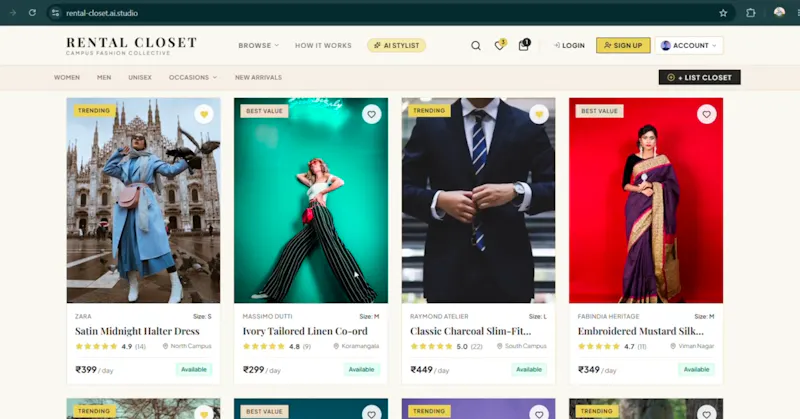 Rental Closet screenshot 2