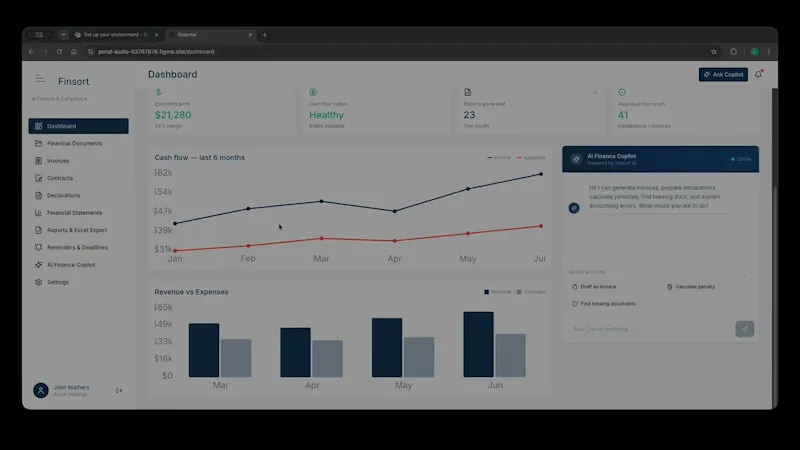 Finsort screenshot 1 (video preview)