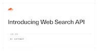 Web Search API