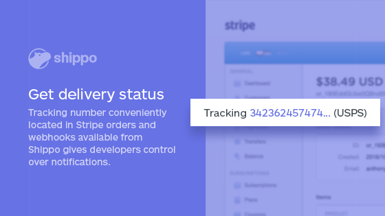 Shippo Package Tracking API Image