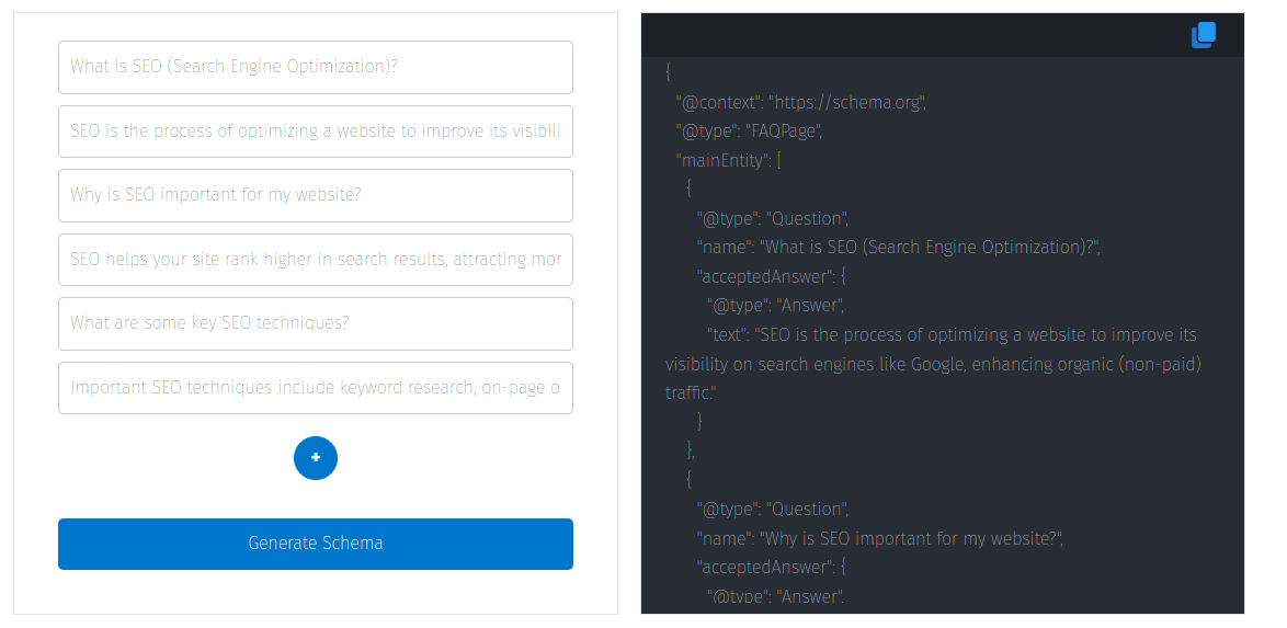 FAQ JSON Schema Generator media 2