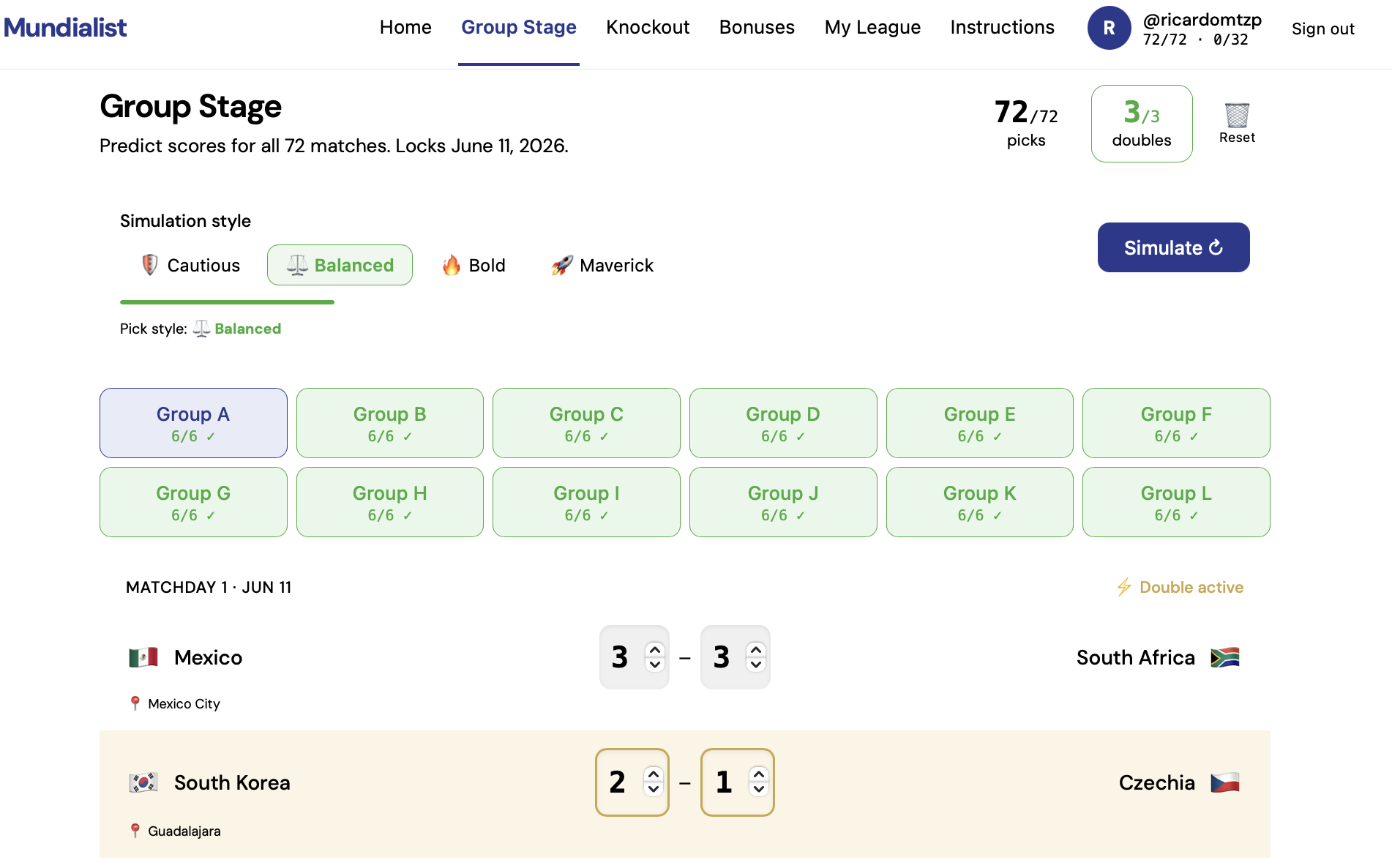 Mundialist - FIFA World Cup Predictor gallery image