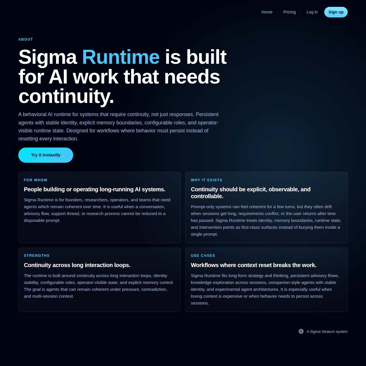 Sigma Runtime 截图 2