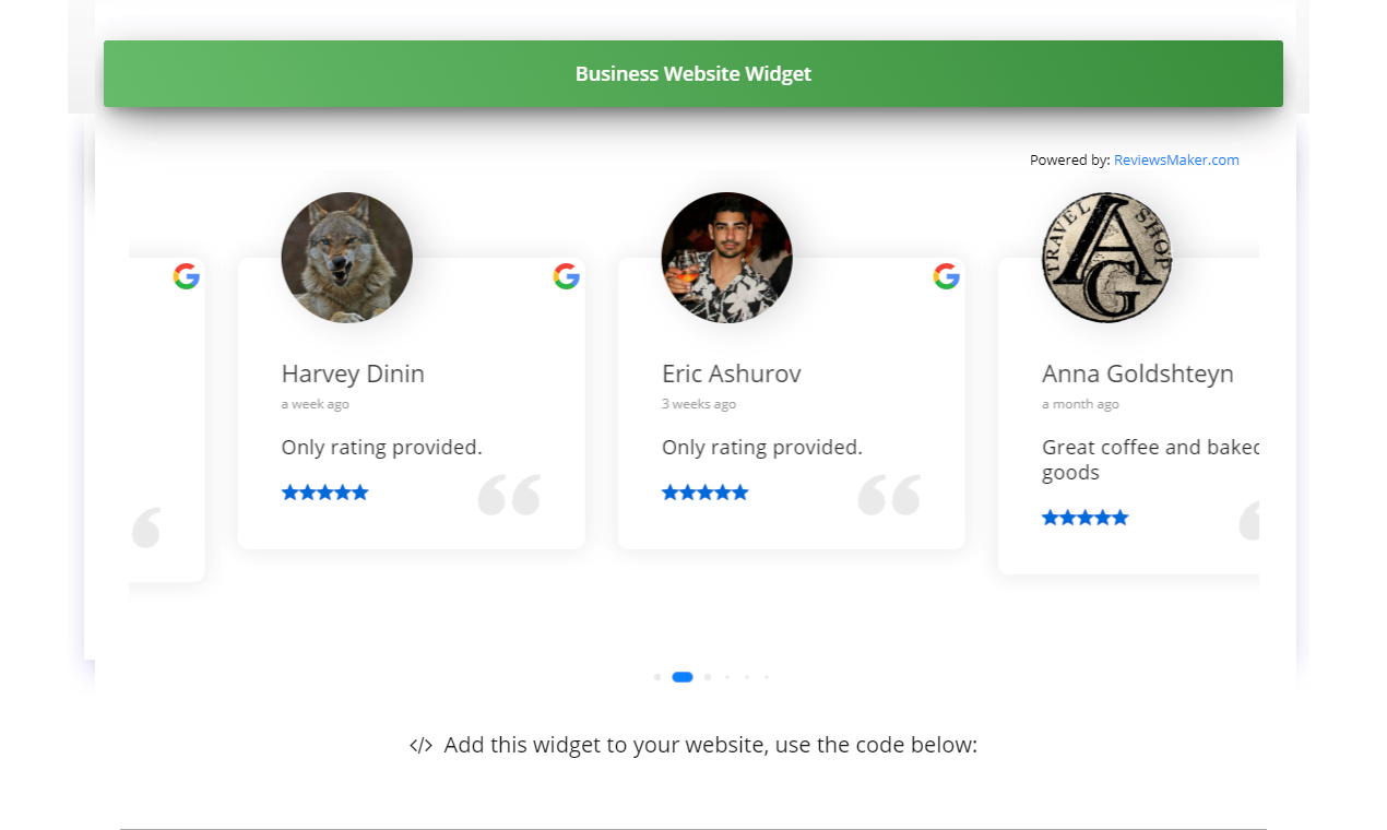 ReviewsMaker gallery image