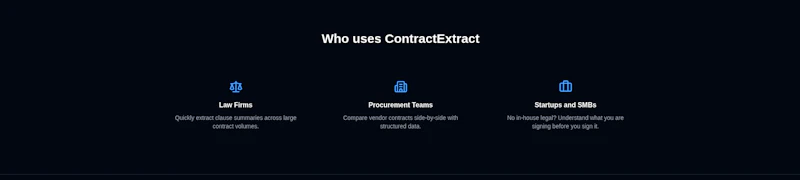 ContractExtract screenshot 1
