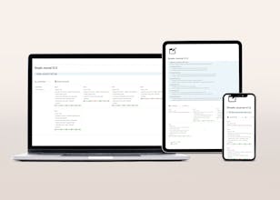 Simple Daily Pocket Journal - Notion gallery image