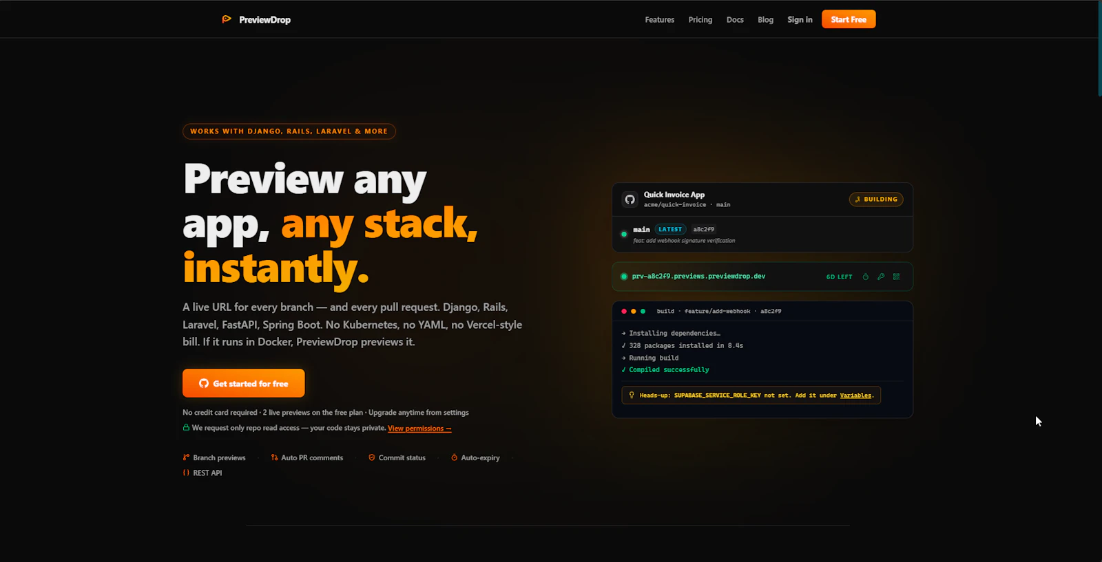 PreviewDrop screenshot 1
