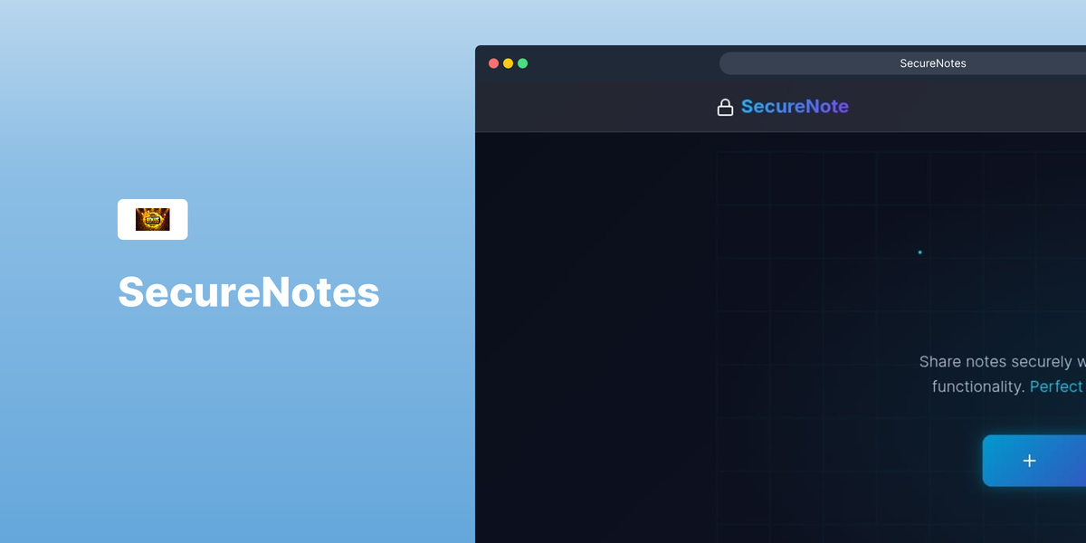 Media Securenotes - Privasi yang merosakkan diri. 1