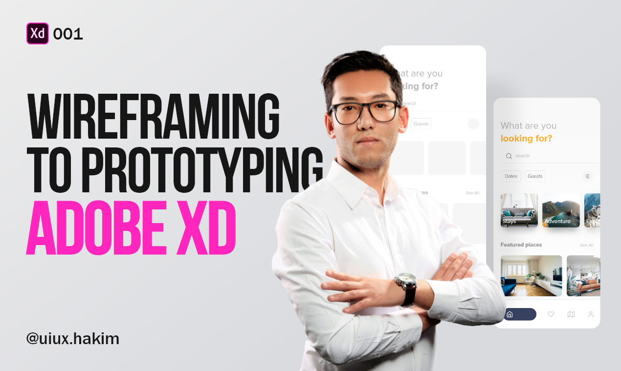 Wireframing to Prototyping | Adobe XD gallery image