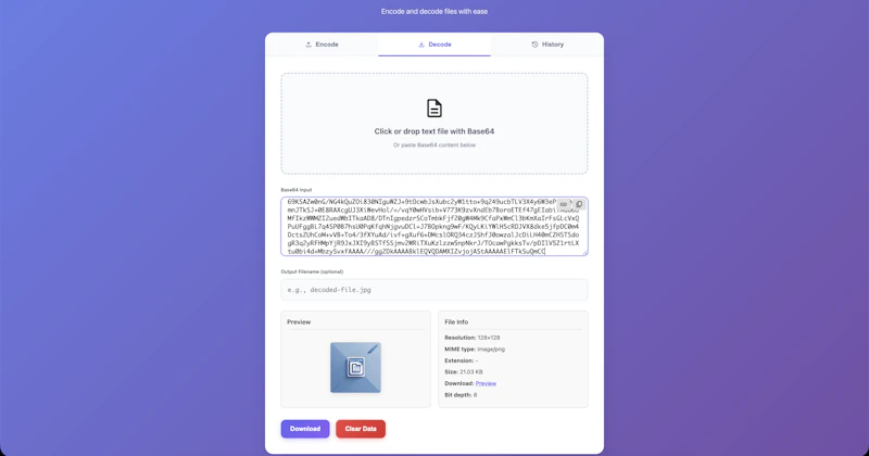 Base64 Buddy screenshot 2