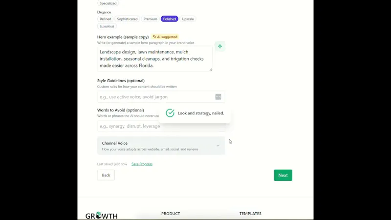 Growth Automations screenshot 1 (video preview)
