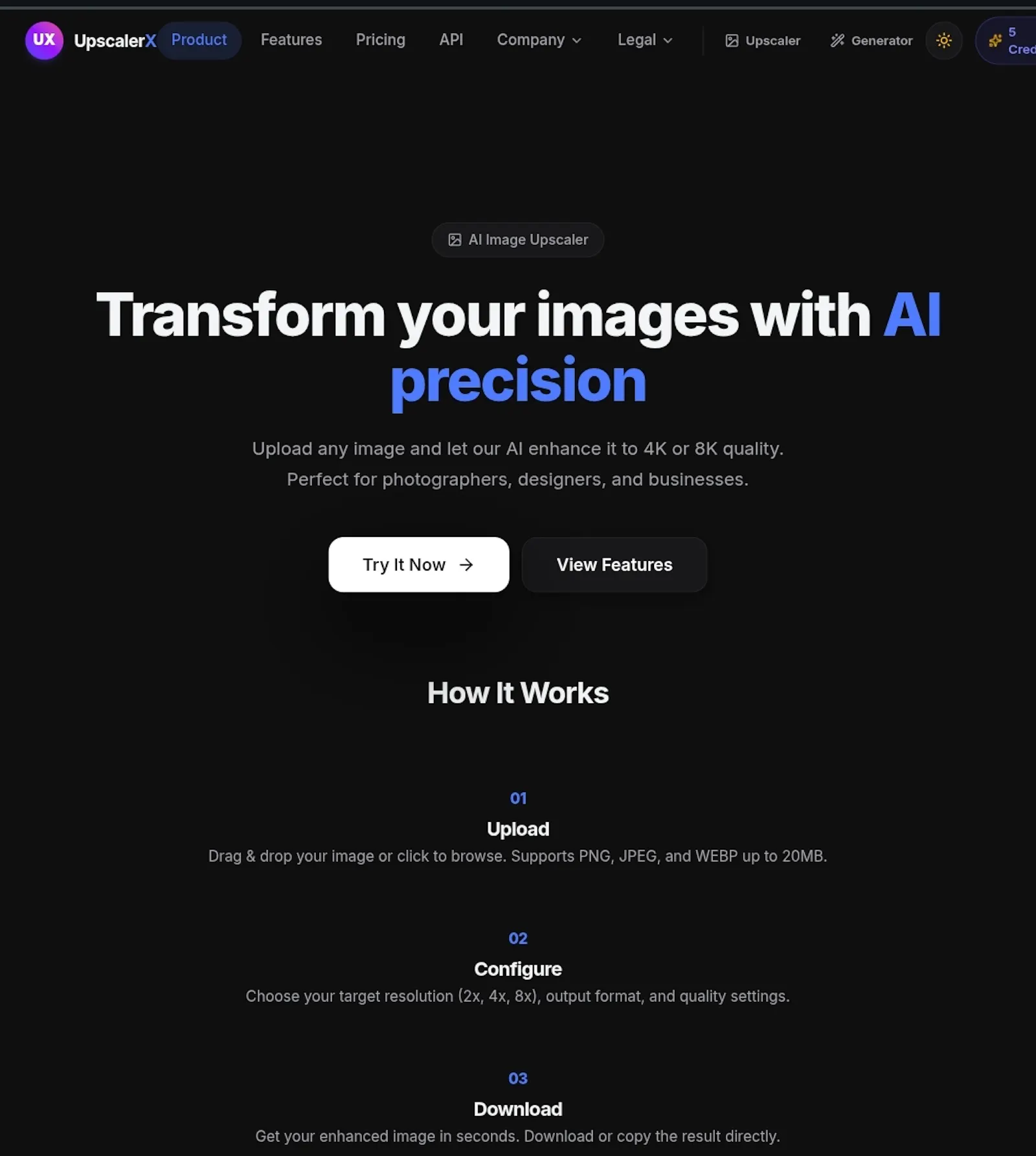 Upscalerx screenshot 2