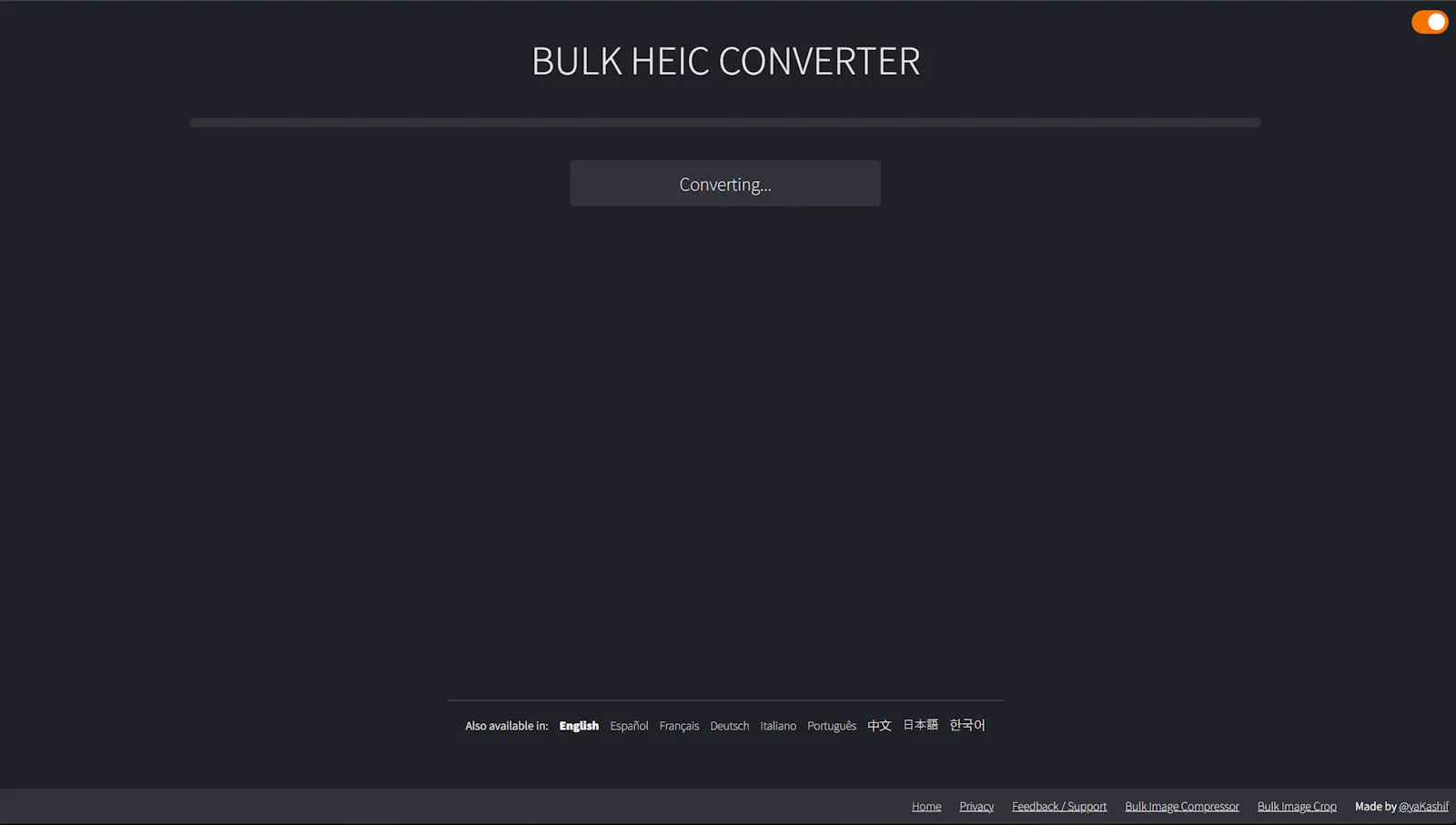 Bulk HEIC Converter screenshot 3