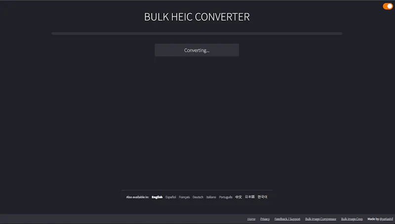 Bulk HEIC Converter screenshot 3