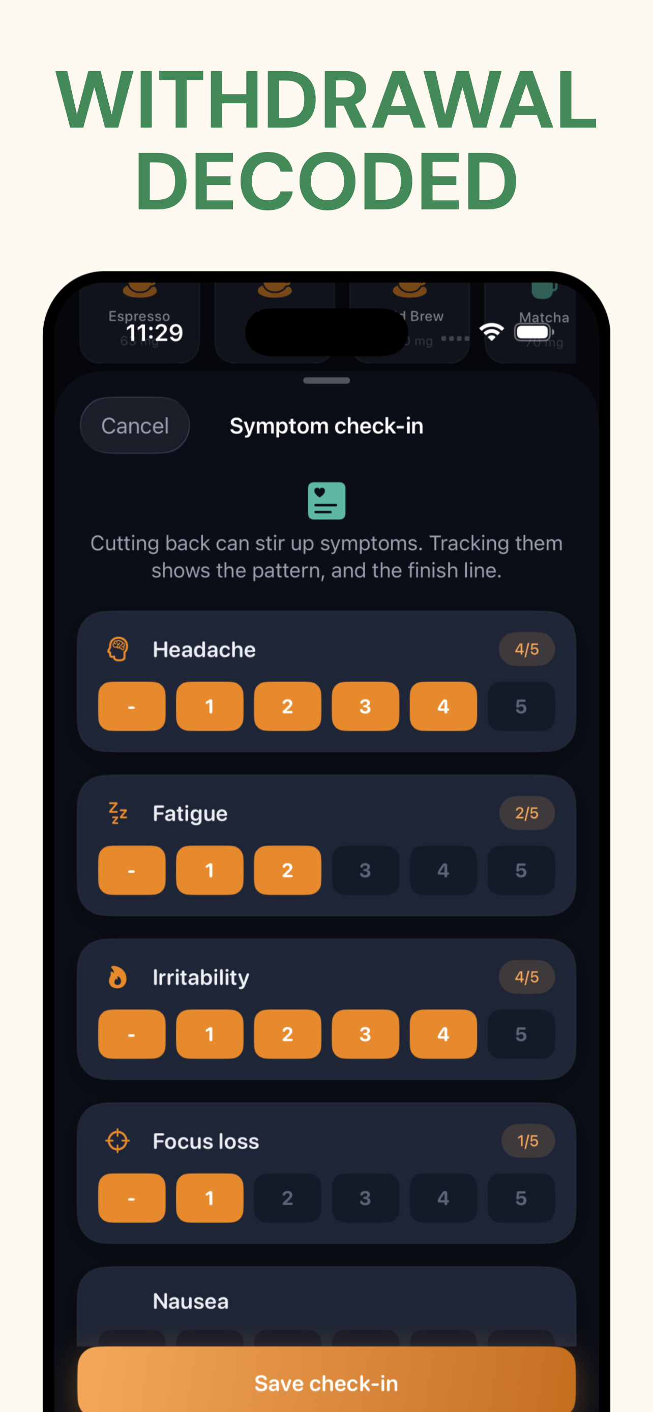 Decaf: Caffeine Tracker gallery image