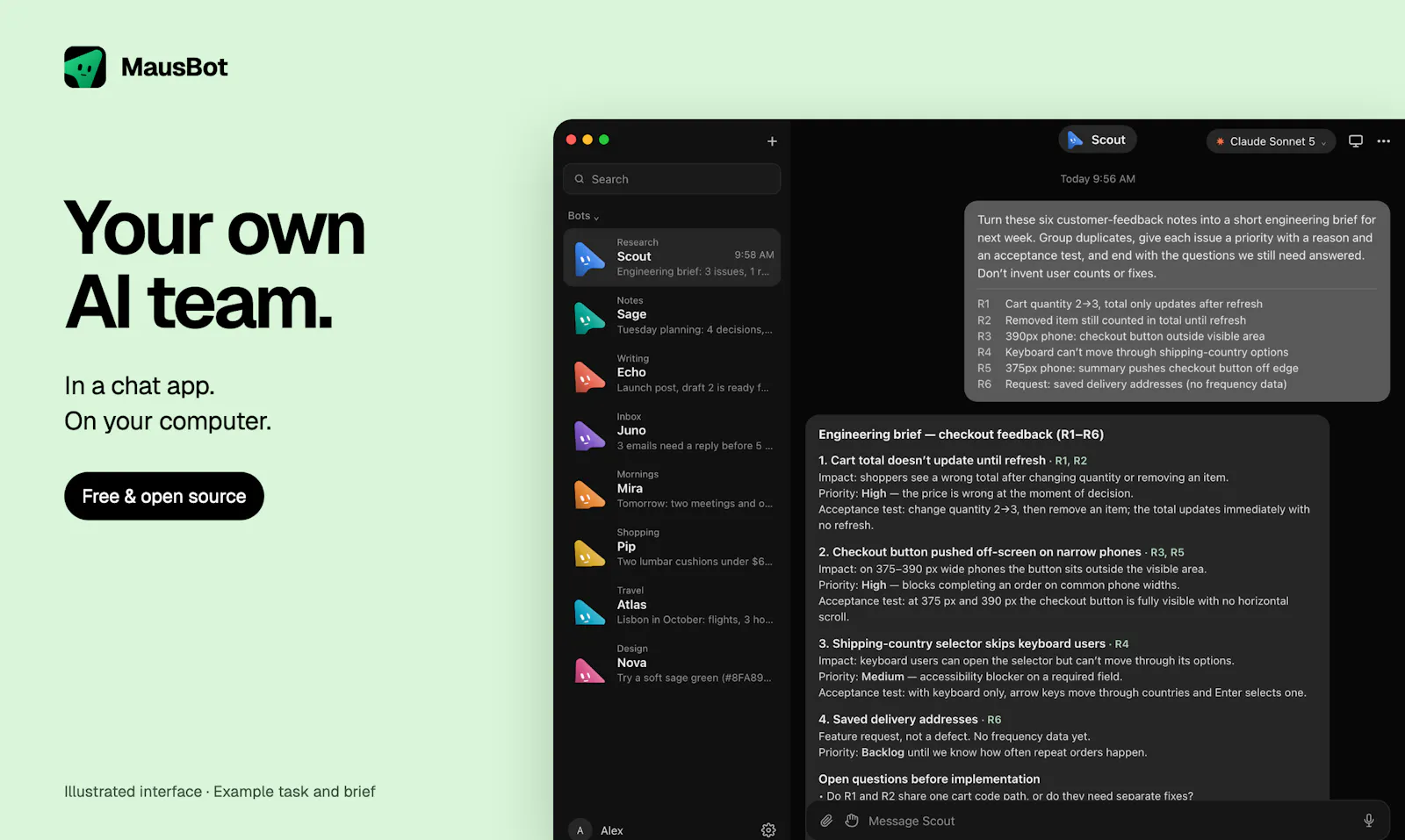 MausBot screenshot 2