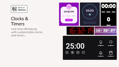 Notion Widget Gallery gallery image