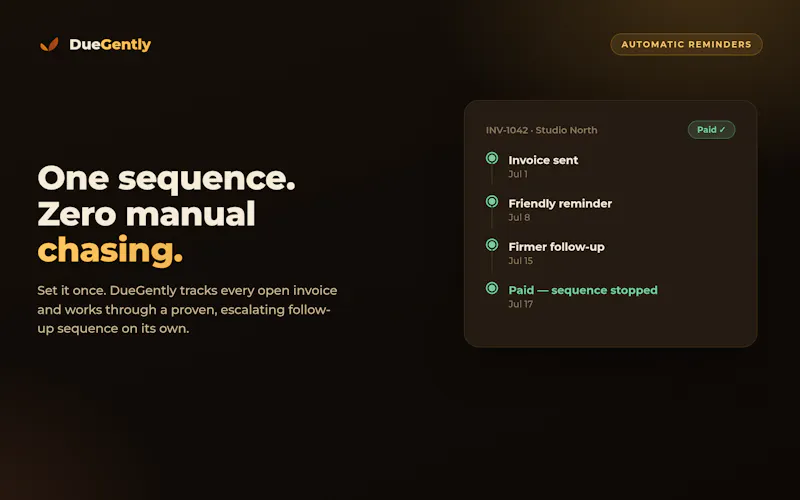 DueGently screenshot 1