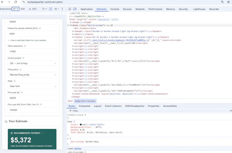 MyTaxQuarter screenshot 9
