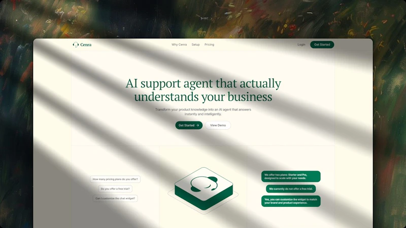 Cenra screenshot 1 (video preview)