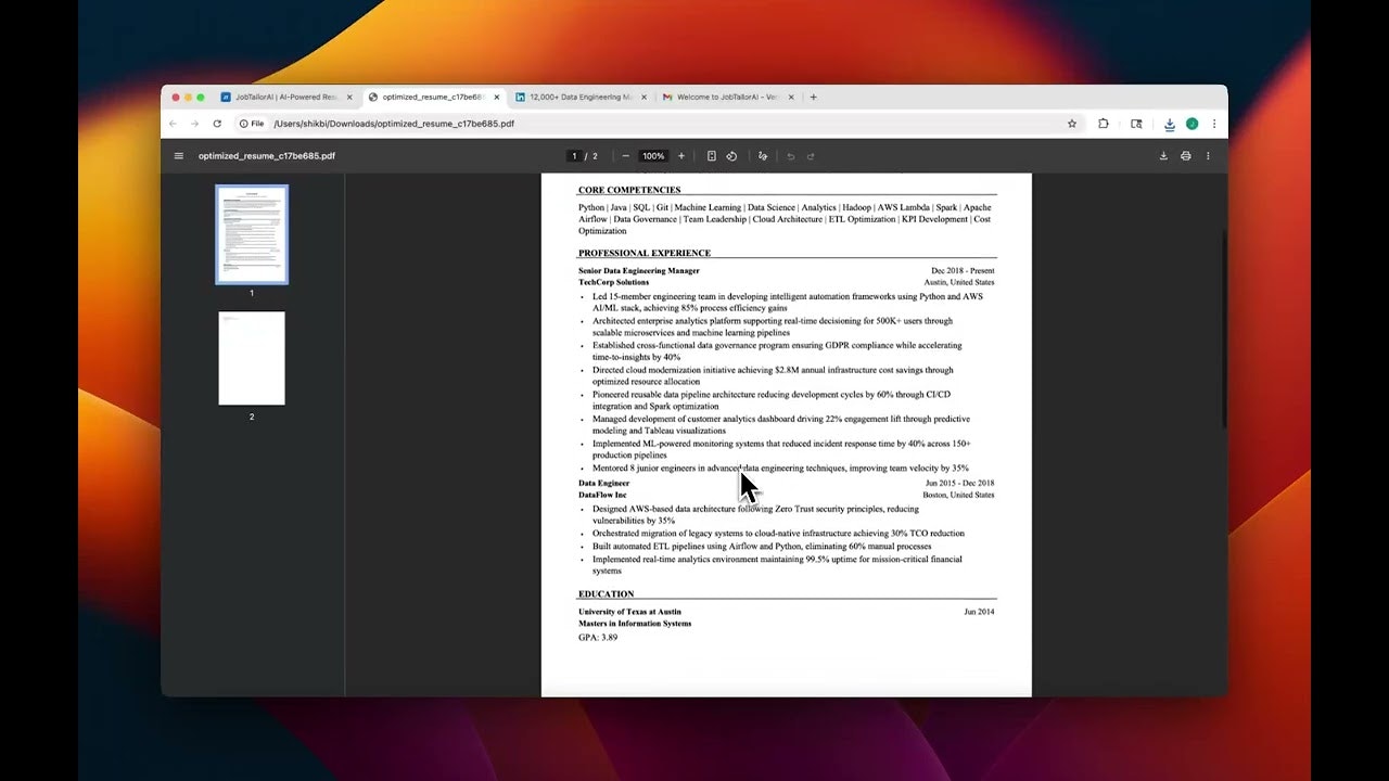 JobTailorAI gallery image