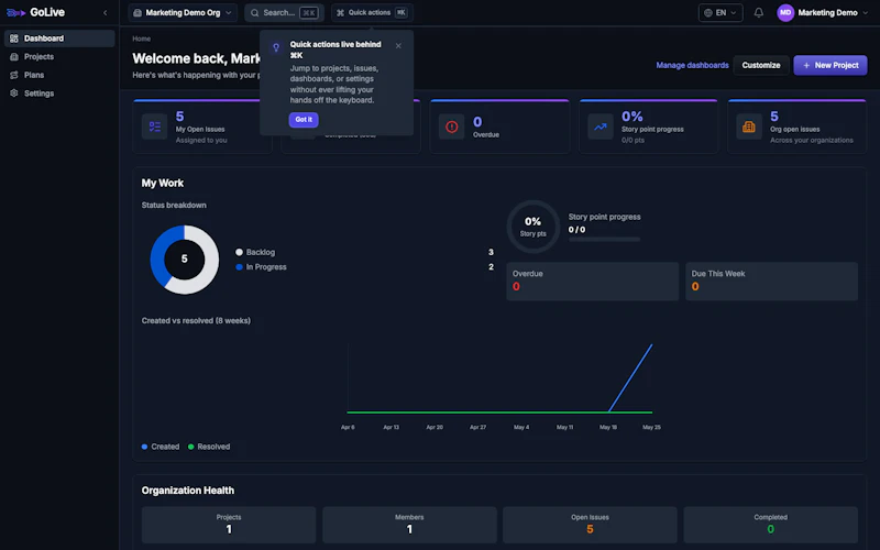 GoLive screenshot 4