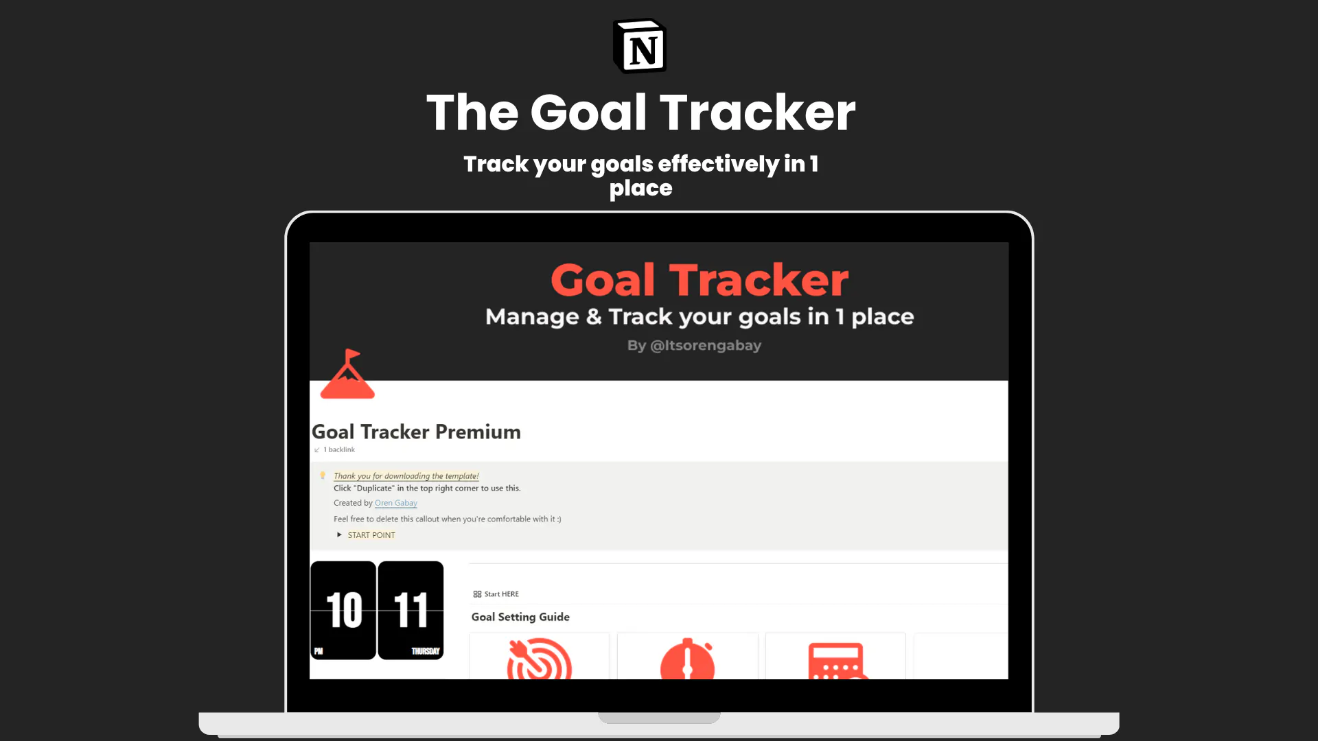 Goal Setter Blueprint gallery image