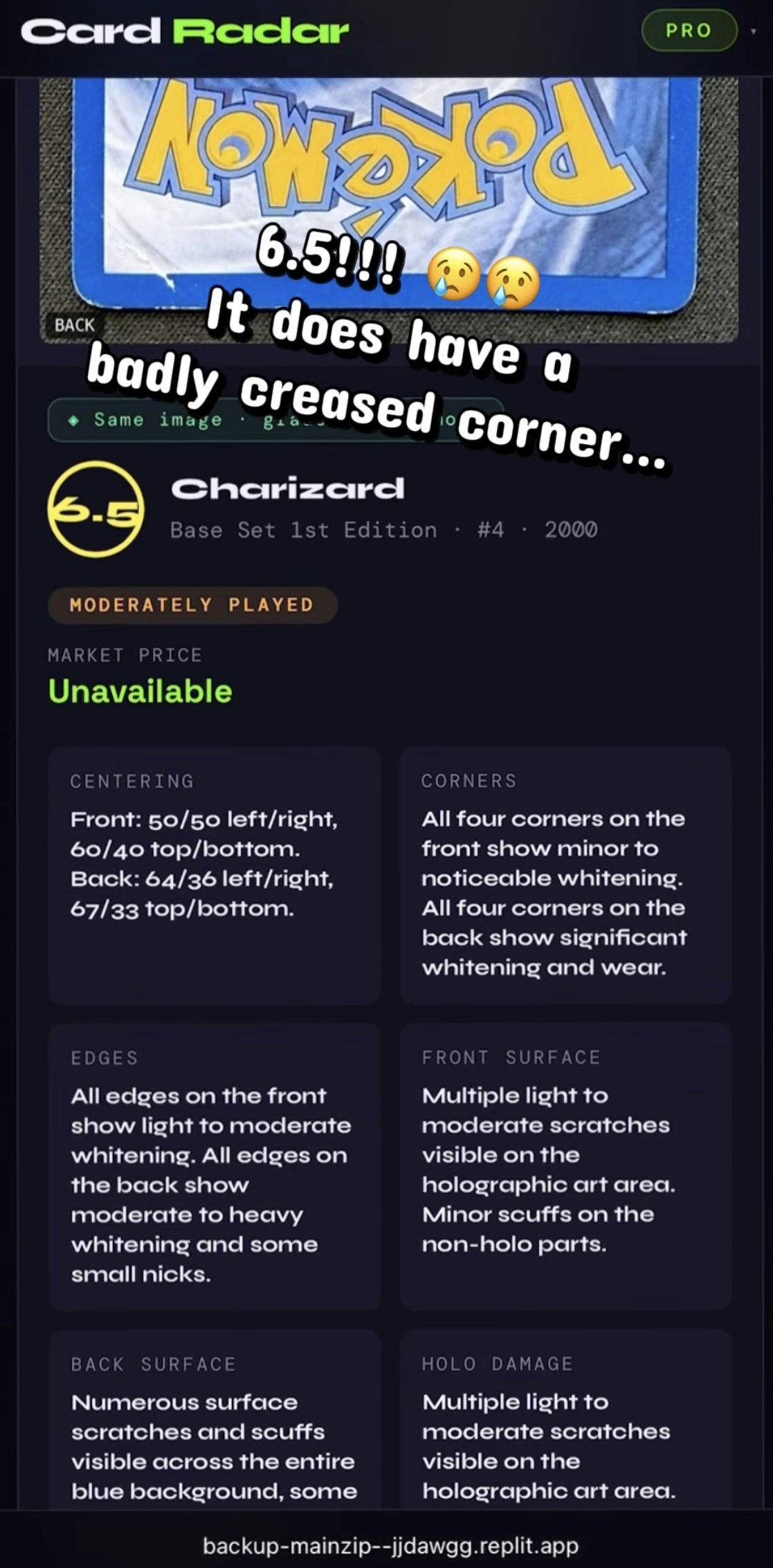 Card Radar — Pokémon Card AI GRADING gallery image