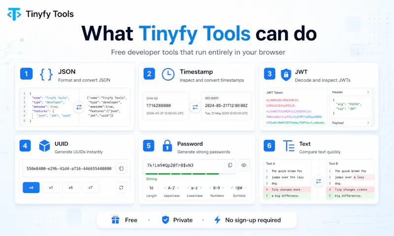 Tinyfy Tools screenshot 1