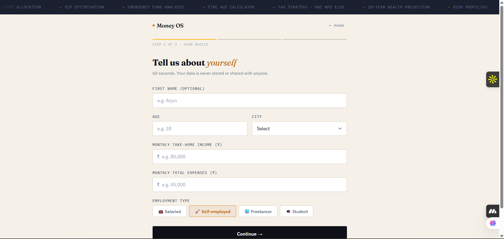 Money OS — Personal CFO gallery image