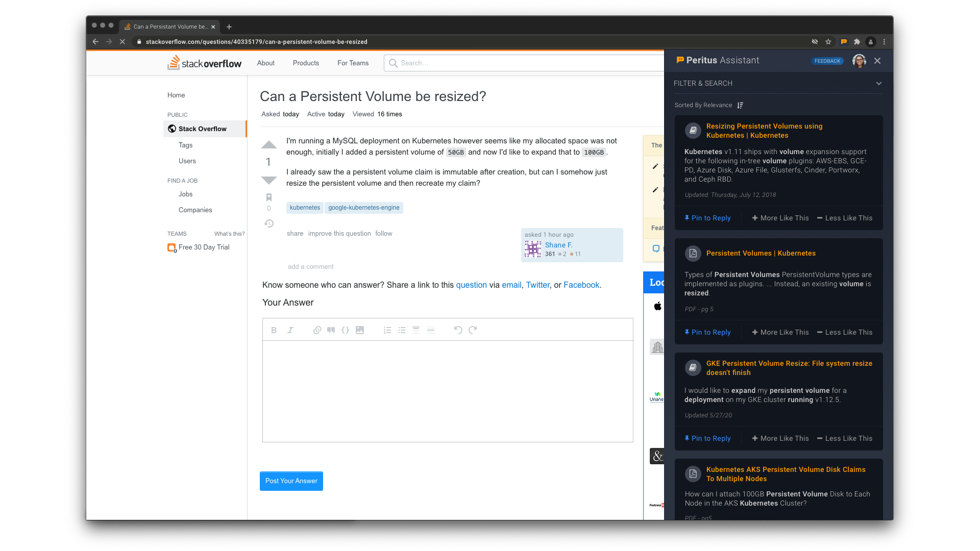 Peritus Assistant for Stack Overflow gallery image