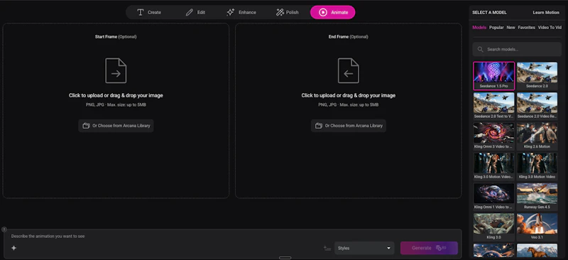 Arcana Labs screenshot 2