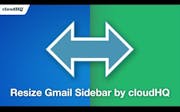 Resize Gmail Sidebar by cloudHQ media 1