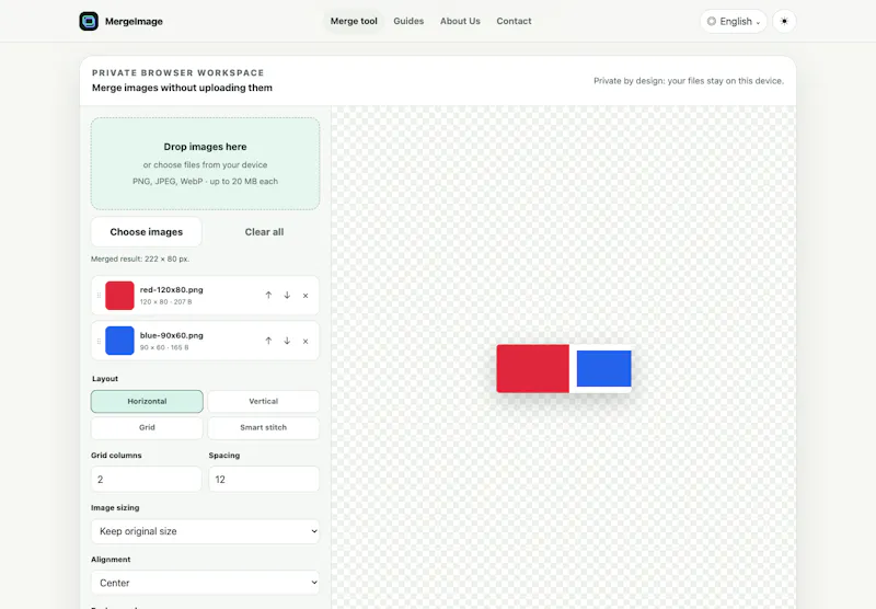 MergeImage screenshot 1