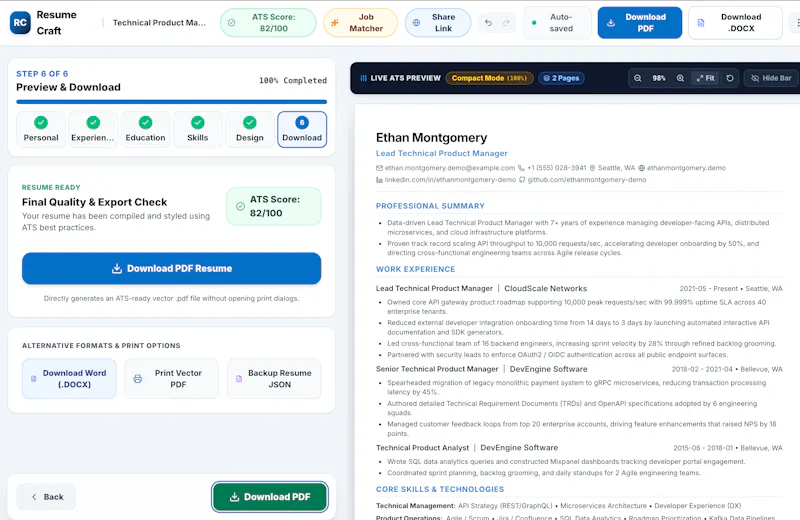 Resume Craft — Free AI Resume Builder screenshot 3
