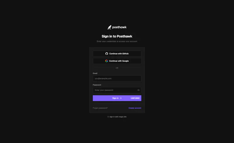 Posthawk screenshot 4