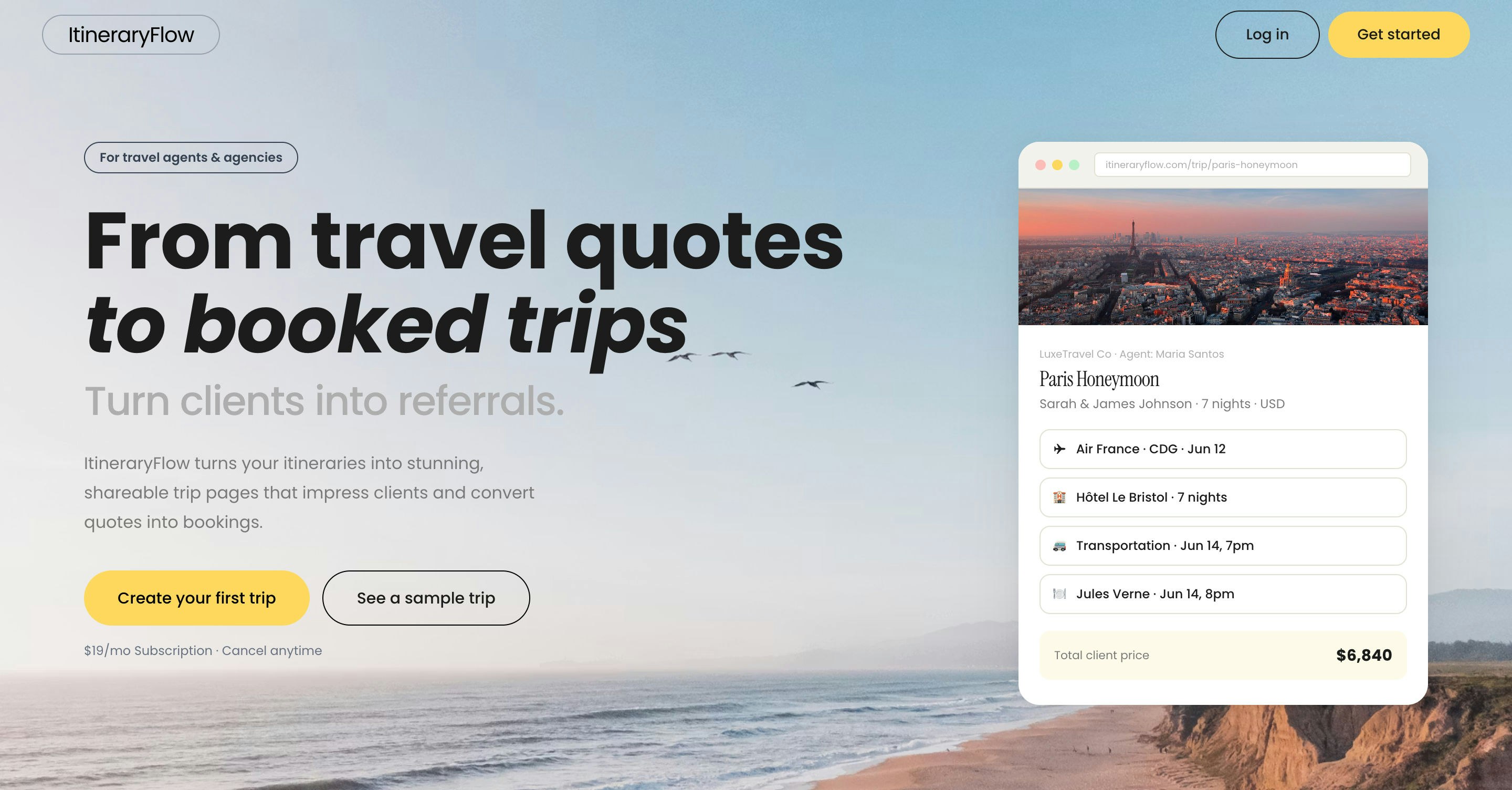 ItineraryFlow gallery image