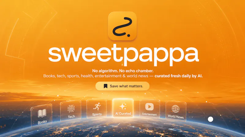 Sweetpappa - AI Curated News Feed screenshot 2